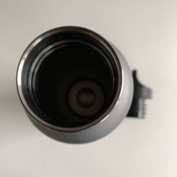 *Smudged* Standard Mouth Hydro Flask Water Bottle With Loop Cap, Graphite Gray - Picture 6 of 9